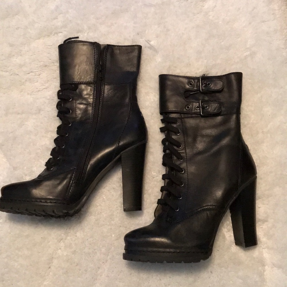 BCBGeneration Black Leather Boots (8)